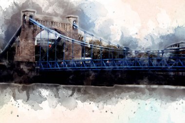 Wroclaw City Poland antika sanat eskizi çizimi