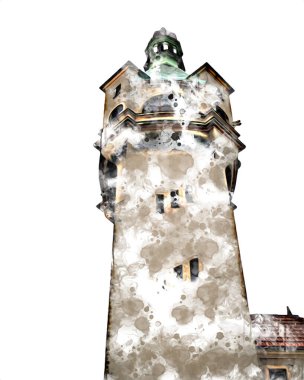 Sopot sanat çiziminde kare ve gezinti mimari dönüm noktası