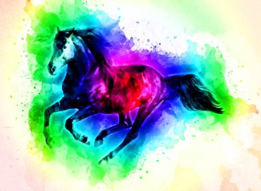 Renkli at resmi grunge resmi