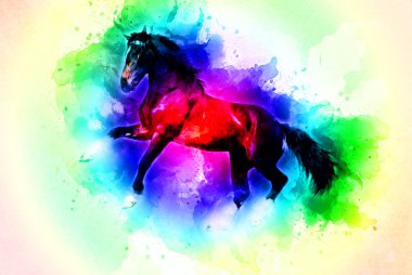 Renkli at resmi grunge resmi