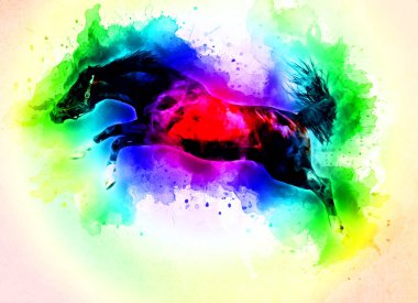 Renkli at resmi grunge resmi