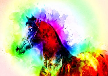 Renkli at resmi grunge resmi