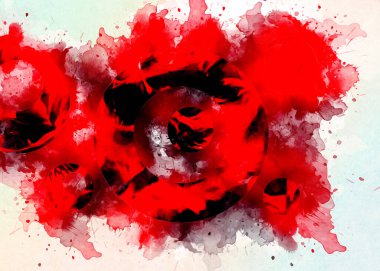 soyut renk tasarımı sanat illüstrasyonu