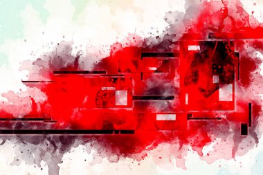 soyut renk tasarımı sanat illüstrasyonu