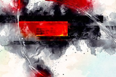 soyut renk tasarımı sanat illüstrasyonu