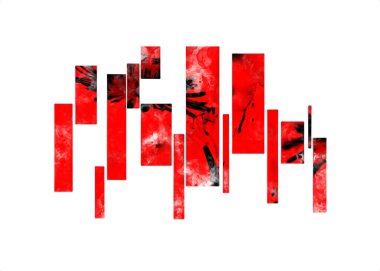 soyut renk tasarımı sanat illüstrasyonu