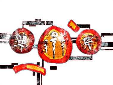 soyut renk tasarımı sanat illüstrasyonu