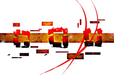 soyut renk tasarımı sanat illüstrasyonu