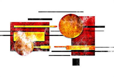 soyut renk tasarımı sanat illüstrasyonu