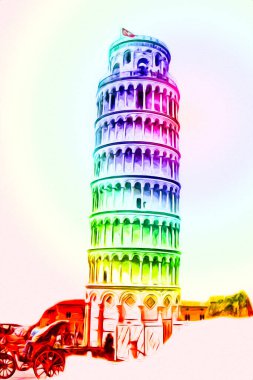 Roma İtalya sanatı eskiz çizimi eğlenceli tasarım antika retro