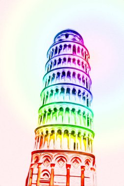 Roma İtalya sanatı eskiz çizimi eğlenceli tasarım antika retro