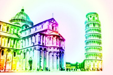 Roma İtalya sanatı eskiz çizimi eğlenceli tasarım antika retro