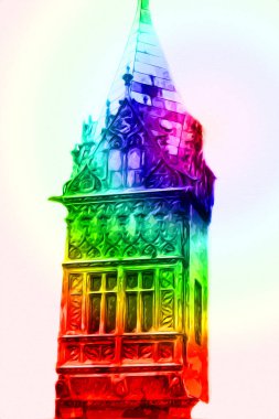 Wroclaw City Poland antika sanat eskizi çizimi