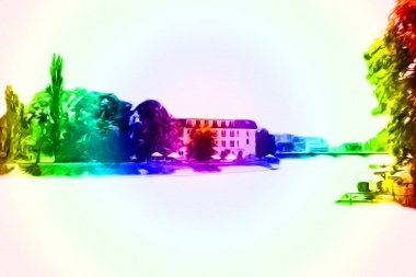 Wroclaw City Poland antika sanat eskizi çizimi