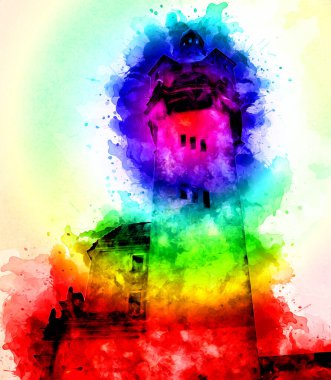 Sopot sanat çiziminde kare ve gezinti mimari dönüm noktası