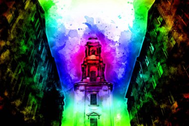 Berlin sanat eskizi çizimi eğlenceli tasarım antika retro