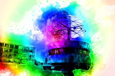 Berlin sanat eskizi çizimi eğlenceli tasarım antika retro