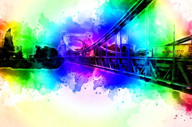 Wroclaw City Poland antika sanat eskizi çizimi