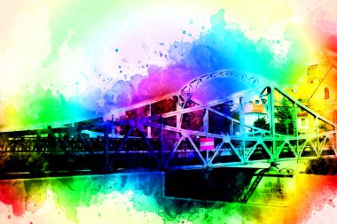 Wroclaw City Poland antika sanat eskizi çizimi