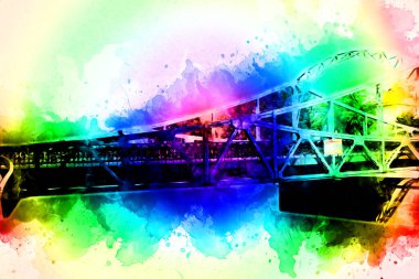 Wroclaw City Poland antika sanat eskizi çizimi