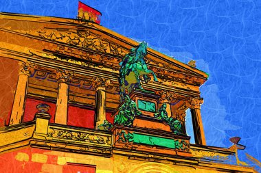 Altes Müzesi, Eski Müze, Müze Adası, Berlin, Almanya