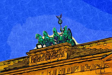 Berlin Brandenburg Kapısı, Fotoğraf, antika antika