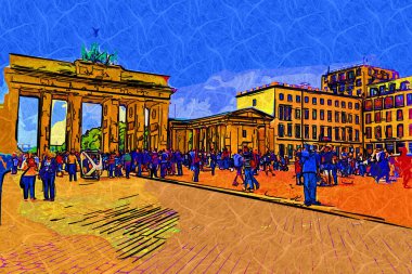 Berlin Brandenburg Kapısı, Fotoğraf, antika antika