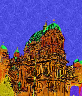 Berlin Katedrali. Berlinli Dom. Berlin, Almanya