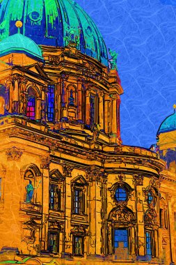 Berlin Katedrali. Berlinli Dom. Berlin, Almanya