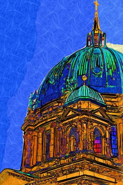 Berlin Katedrali. Berlinli Dom. Berlin, Almanya