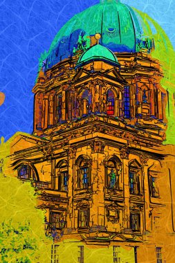 Berlin Katedrali. Berlinli Dom. Berlin, Almanya