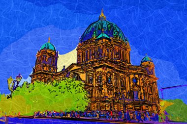 Berlin Katedrali. Berlinli Dom. Berlin, Almanya