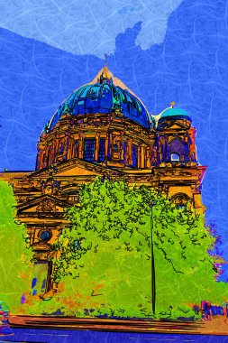 Berlin Katedrali. Berlinli Dom. Berlin, Almanya