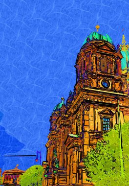 Berlin Katedrali. Berlinli Dom. Berlin, Almanya