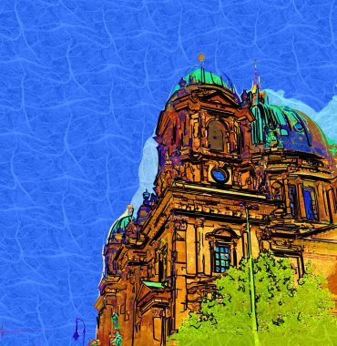 Berlin Katedrali. Berlinli Dom. Berlin, Almanya