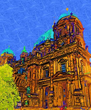 Berlin Katedrali. Berlinli Dom. Berlin, Almanya