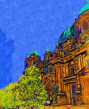 Berlin Katedrali. Berlinli Dom. Berlin, Almanya