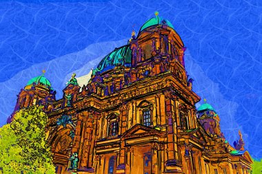 Berlin Katedrali. Berlinli Dom. Berlin, Almanya