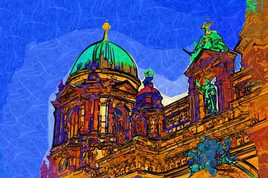 Berlin Katedrali. Berlinli Dom. Berlin, Almanya