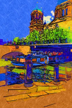 Berlin Katedrali. Berlinli Dom. Berlin, Almanya