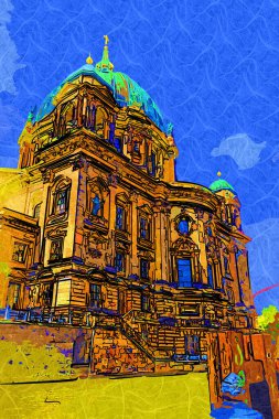 Berlin Katedrali. Berlinli Dom. Berlin, Almanya