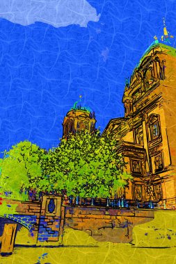 Berlin Katedrali. Berlinli Dom. Berlin, Almanya