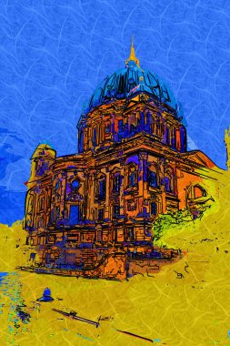 Berlin Katedrali. Berlinli Dom. Berlin, Almanya