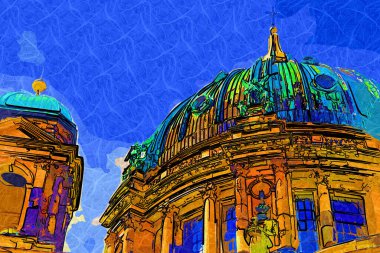 Berlin Katedrali. Berlinli Dom. Berlin, Almanya