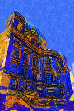 Berlin Katedrali. Berlinli Dom. Berlin, Almanya