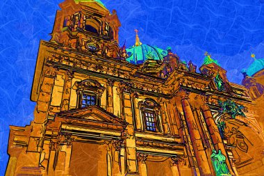 Berlin Katedrali. Berlinli Dom. Berlin, Almanya