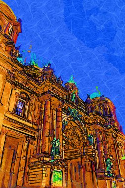 Berlin Katedrali. Berlinli Dom. Berlin, Almanya