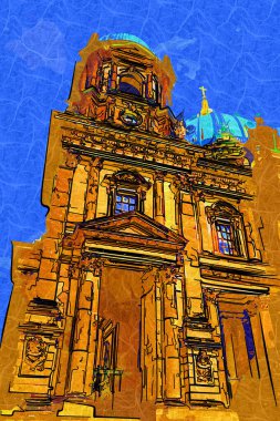 Berlin Katedrali. Berlinli Dom. Berlin, Almanya