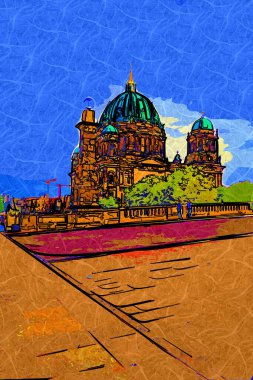 Berlin Katedrali. Berlinli Dom. Berlin, Almanya