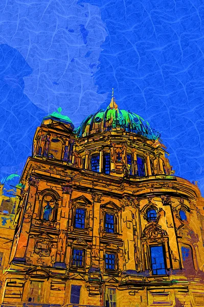 Berlin Katedrali. Berlinli Dom. Berlin, Almanya